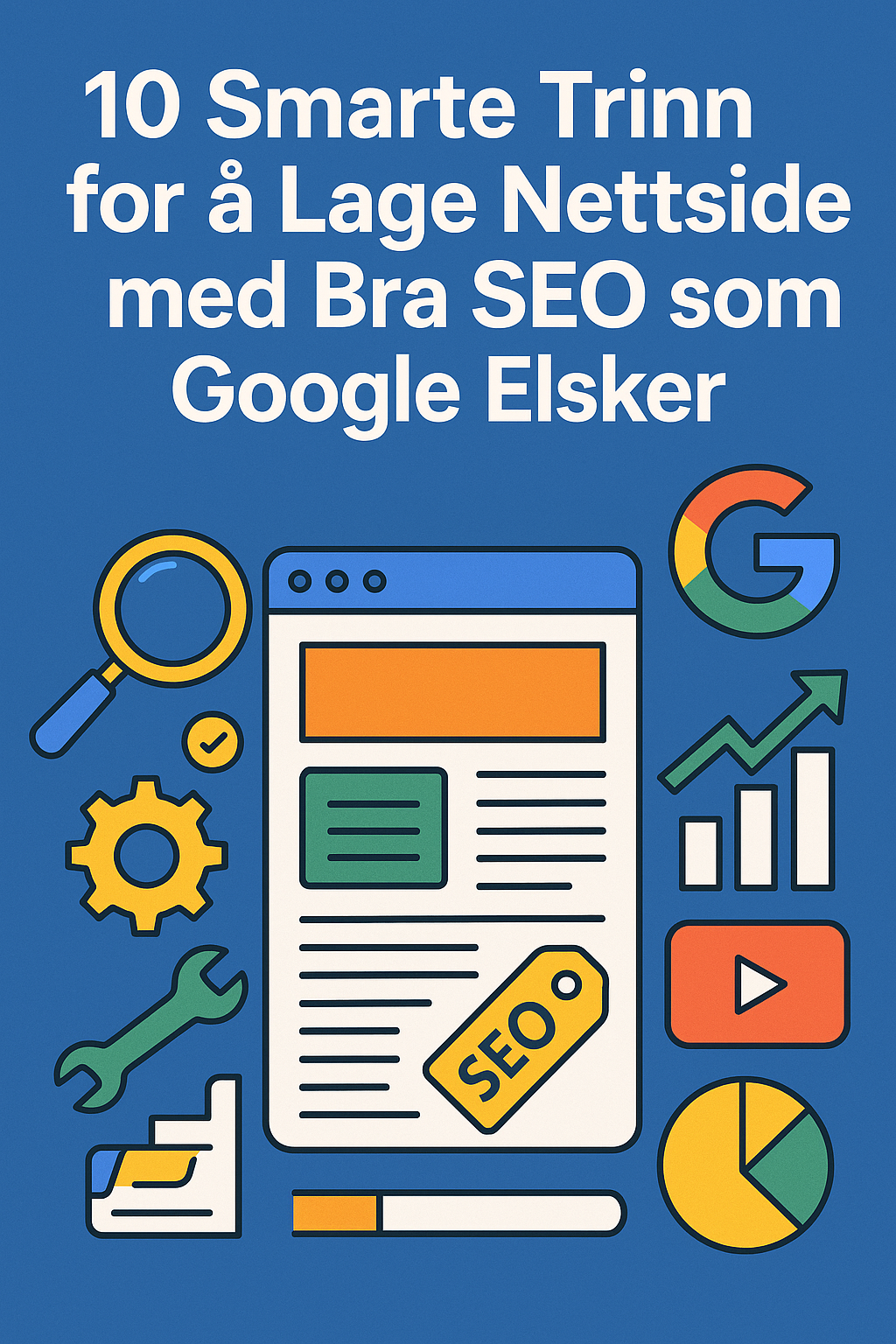 10 smarte trinn for å lage nettsider med bra SEO som Google elsker